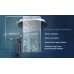 DreamLine SHEN-24295340-09 Unidoor Plus Frameless Hinged Shower Enclosure  29 1/2 W x 34 3/8 D x 72" H  Satin Black - B07734BH8S